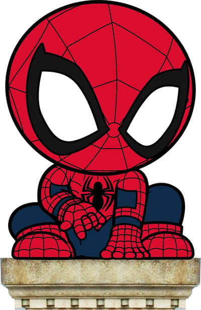 Marvel 1 st. Spider-Man-spaarpot, officieel gelicentieerde schattige cartoonspaarpot, 3D-pvc-beeldje, spaarvarken, spaargeldpot, verzamelbare