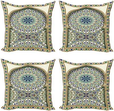 Kussenhoes Set 4x40x40 cm – Turks patroon – Microfiber