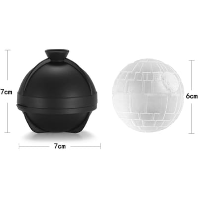 Voedselkwaliteit Geen Plastic 3D Baseball Siliconen Bol Ijsbol Maker Eenvoudige Ontvorming Golfvormig IJshockey met Ingebouwde Trechter white