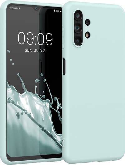kwmobile telefoonhoesje geschikt voor Samsung Galaxy A13 4G - Hoesje voor smartphone - Back cover in cool mint