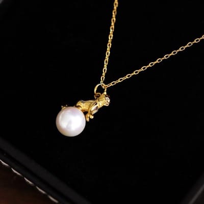Schattige Asymmetrische Kat Ketting