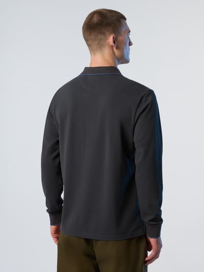 North Sails Polo Shirt Lange mouwen met kraagprint