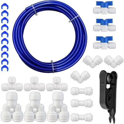 ONF3 - Universele Aansluitset - RO Waterfilter - Eenvoudige Installatie - Marineblauw - Koelkastslang - 10 Meter - Geschikt voor Slangen