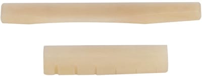 Dailygoody - Camel Bone Guitar Saddle - Guitar Nut - Duurzaam en Betrouwbaar - Beige - Guitar Parts - Perfect voor 6-String Folk Guitars