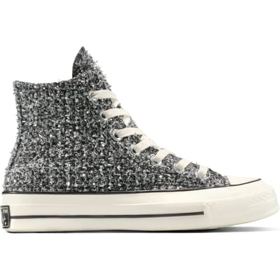 Converse Unisex Chuck 70 Hi Black/silver/egret Taglia: 44.5 | Sneakers Outlet | Unisex | Nero