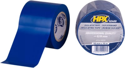 PVC isolatietape - blauw 50mm x 10m