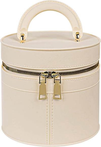 Lunchbox Geïsoleerd - Ronde Lunchbox - Waterdichte Lunchbox - Harde Lunchbox - Geschikt voor Werk/Reizen - Afmetingen 18,5 cm x 18,5 cm x 16,5 cm - Maaltijdcontainer