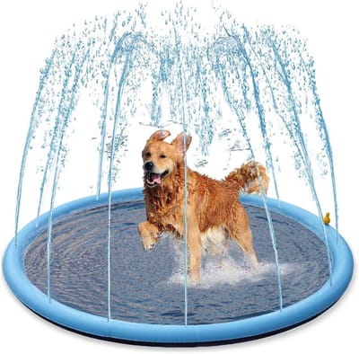 Splash Sprinkler Pad voor Honden - Water Speelgoed en Speelset voor de Zomer in de Achtertuin