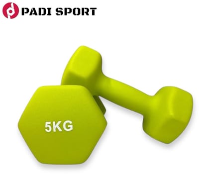 Padisport Dumbells 5kg - Dumbells - Gewichten - Dumbells 5kg - Gewichten 5 Kg - 5kg Dumbells – Groen