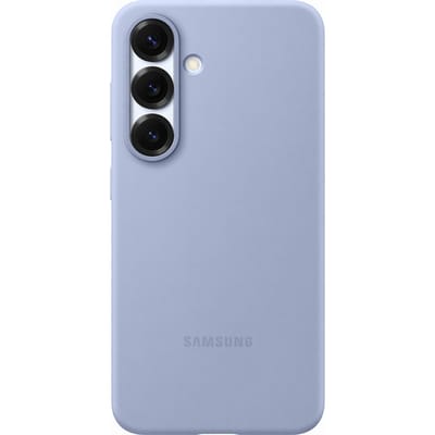 Originele Silicone Backcover voor de Samsung Galaxy S25 - Lichtblauw