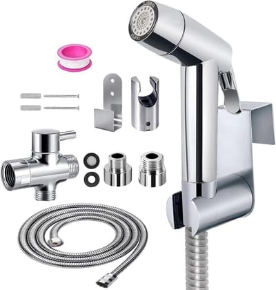 Premium ABS Bidet Handdouche Set met G1/2 Inch Ventiel voor Hygiëne, Badkamer en Toiletgebruik, Ideaal voor Babyverzorging en Schoonmaak
