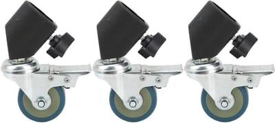Wielen voor Fotografie Statief - 3 Stuks Draaibare 22mm Castors voor Studio Apparatuur en Verlichting
