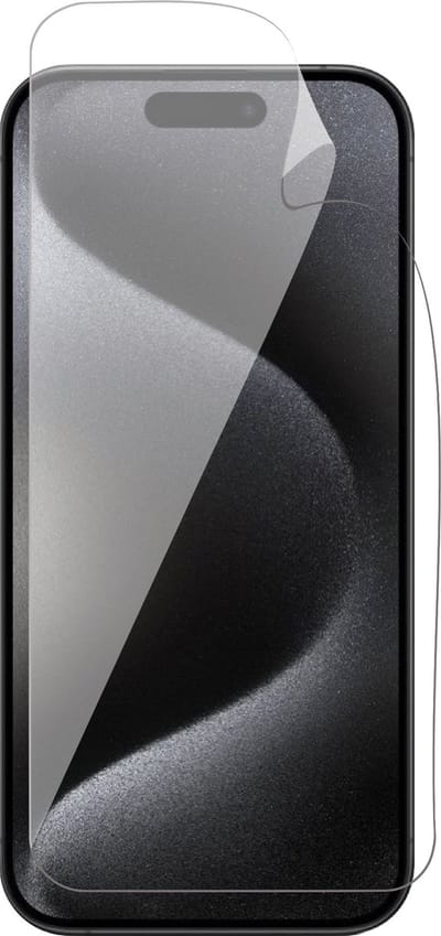 Screenprotector geschikt voor iPhone 15 Pro - 1x FlexGuard Screen Protector