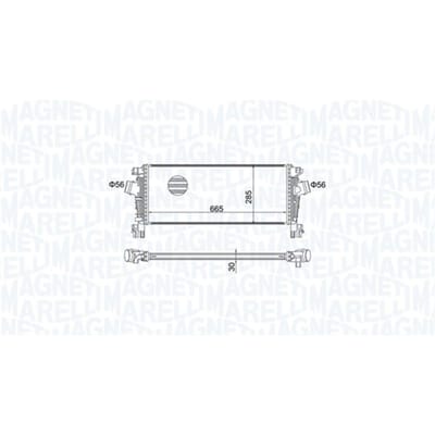 InlaatluchtRadiator MAGNETI MARELLI 351319205070