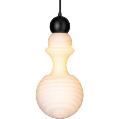 DESIGN BY US Hanglamp Paris 1920, hoogte 43 cm, glas, wit