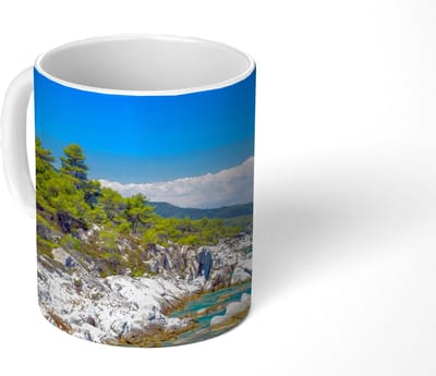 Mok - Koffiemok - Zee - Zomer - Tropisch - Mokken - 350 ML - Beker - Koffiemokken - Theemok