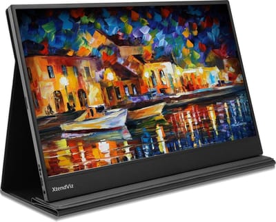PEPPER JOBS portable monitor XtendViz XV1610F - draagbare monitor- Full HD USB-C IPS - HDMI & USB C - Samsung Dex - 15.6 Inch