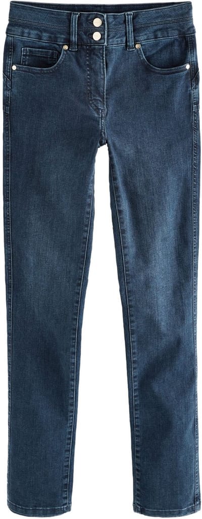 Next - Dames - Liftende, vormgevende jeans met smalle pasvorm - Blauw