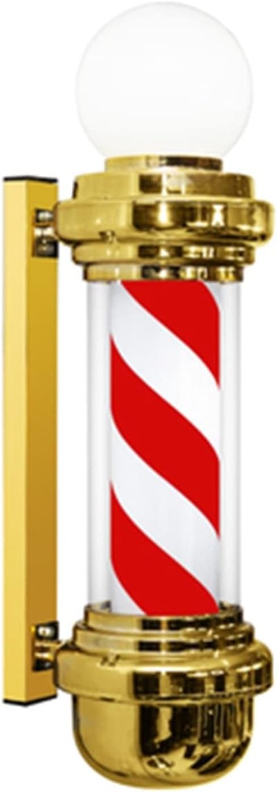 Kapperszaaklamp Buiten - Cilindrische Paallamp - Salon Verlichten - Slimme LED Verlichting - 68 cm Hoog - Zwart