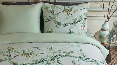 Beddinghouse x Van Gogh Museum Blossom dekbedovertrek - Lits-Jumeaux XL - 260x200/220 - Grijs