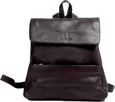 HAROLD'S Leren Vrije tijd rugzak Rugzak Country City Backpack Brown Donkerbruin