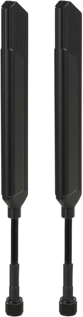 WiFi Antenne - WLAN Antenne - Draadloze Verbinding Verbeteren - Dual-Band 2.4/5.8 GHz - 16.5 cm - Zwart