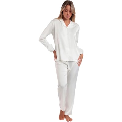 Pyjama-sets Admas Satijnen pyjamashirt en afneembare verenbroek Plumas Marabu