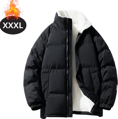 Livano Winterjas - Parka - Heren - Winter - Pufferjas - Volwassen - Stijlvol - Gewatteerde Jas - Zwart - XXXL