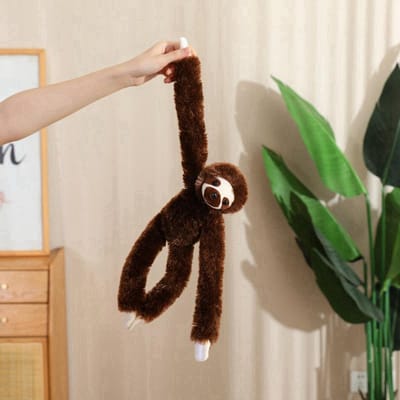 5070Cm Leuke Lange Arm Aap Hangend Pluche Speelgoed Creatieve Simulatie Hangende Luiaard Orang-oetan Lemuur Pluche Knuffel Pop