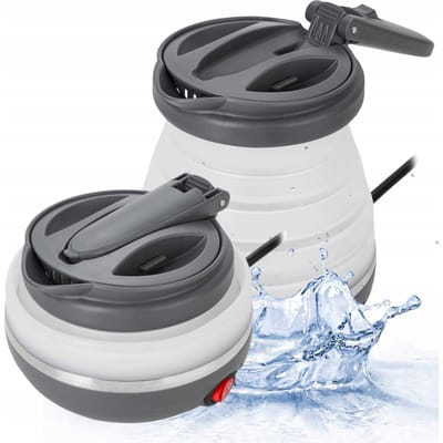 Adler AD1279 0,6L 750W siliconen opvouwbare elektrische reiswaterkoker
