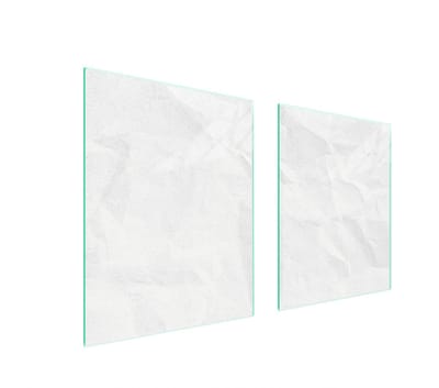 TMK ArtDeko Serie - Glas Beschermplaat - 85x52 cm - Wit - Veilig