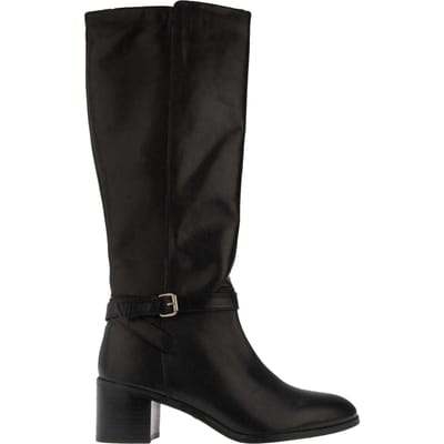Dune London Dames/Dames Trusti Casual Leren Kniehoge Laarzen (Zwart)
