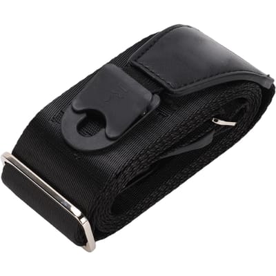 Sangle de Guitare 50mm de Large Nylon Libération Rapide Boucles Métalliques Convient pour Acoustique Électrique Basse Support Robuste Charge 50kg noir