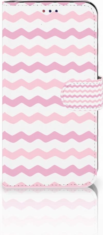 Samsung Galaxy A10 Telefoon Hoesje Waves Roze