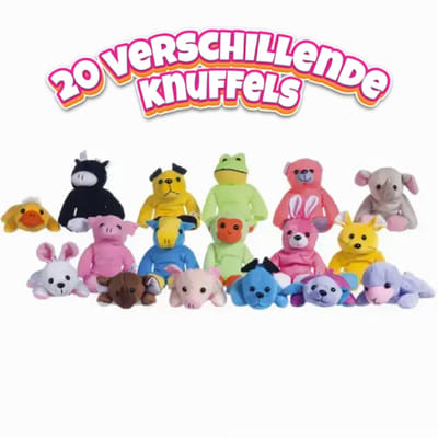 Mix van 20 Verschillende Pluche Knuffels 18 cm - Speelgoed Knuffel voor Kinderen Jongens Meisjes - Voordeelset - Kinder Verjaardag Cadeau - Plush Toy Mix