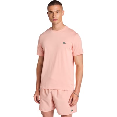 Lacoste Small Logo T-shirts Heren - Roze - Maat S - Poly Jersey