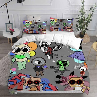 Dandy's World Beddengoedsets Bedsprei Dekbedovertrek Kussensloop 2-3 Stuks Sets Kinderen Volwassenen Slaapkamerdecoratie EU Single 135x200cm