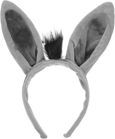 Schattige Donkey Ears Haarband: Grappige Dieren Oren Hoofdband, Zachte Kostuum Accessoire voor Volwassenen en Kinderen - Ideaal voor Halloween, Cosplay en Feestjes