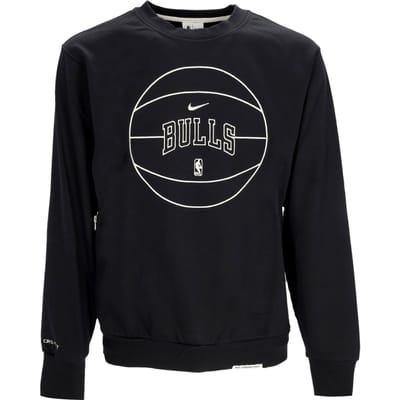 Lichtgewicht herensweatshirt met ronde hals NBA Standard Issue Dri-fit ronde hals Chibul Zwart