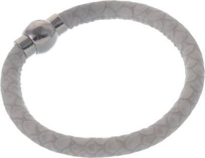 Behave - Armband - wit PU leer - minimal stijl - nikkelvrij