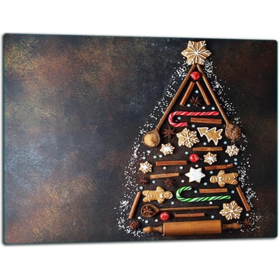 TMK ArtDeko - Snijplank - Glas - 52x40 cm - Inductiebescherming