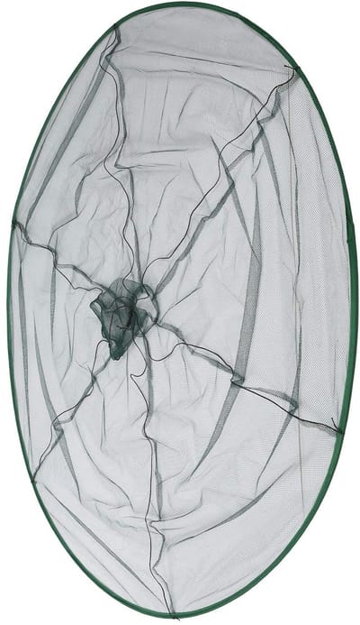 Dailygoods- Visnet sterk nylon - Opvouwbaar visnet - Draagbaar visbekontwerp - Lichtgewicht visnet - Duurzaam visnet - Hoge dichtheid mesh - Vissersnet