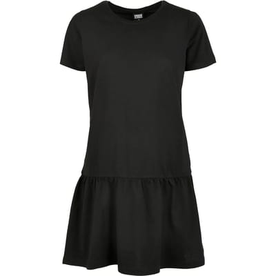 Urban Classics Valence Tee Dames Mini-jurk - zwart - XS