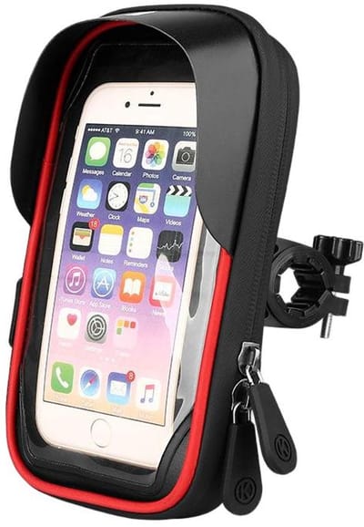 Waterdichte telefoonhouder voor op de fiets - 360° draaibare stuurtas - met touchscreen - houder voor fietsnavigatie - telefoonhouder met touchscreen voor mountainbike/racefiets - geschikt voor telefoons van 4,5-6,4 inch