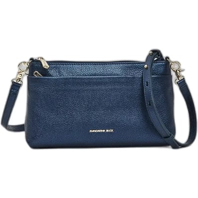 Schoudertas met drievoudige zakken Mandarina Duck Mellow Metal