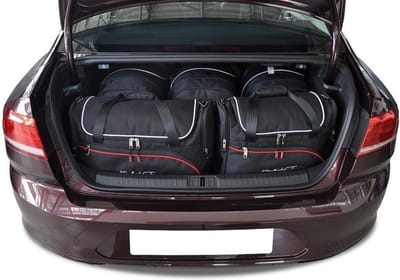 VW PASSAT LIMOUSINE 2014+ 5-delig Bespoke Reistassen Auto Interieur Kofferbak Organizer Accessoires