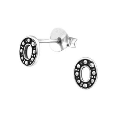 Aramat Jewels | Oorbellen | Zilveren Bali Oorbellen Ovaal - Geoxideerd Zilver | | | |5mm | Zilver | Kinderen, Volwassenen | Verkleurd niet