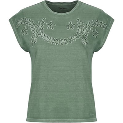 regular fit T-shirt van puur katoen model 'MINA'