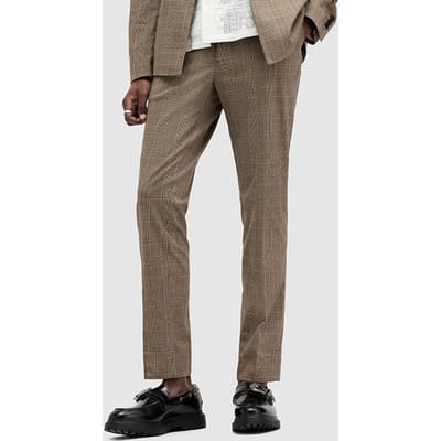 AllSaints Maffrett Trouser Stone Taupe Größe: W31 | Maßgeschneiderte Hosen Outlet | Herren | Schwarz