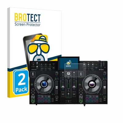 BROTECT - Screenprotector voor Denon DJ Prime 2 - Folie Beschermfolie matte 2 Stuks